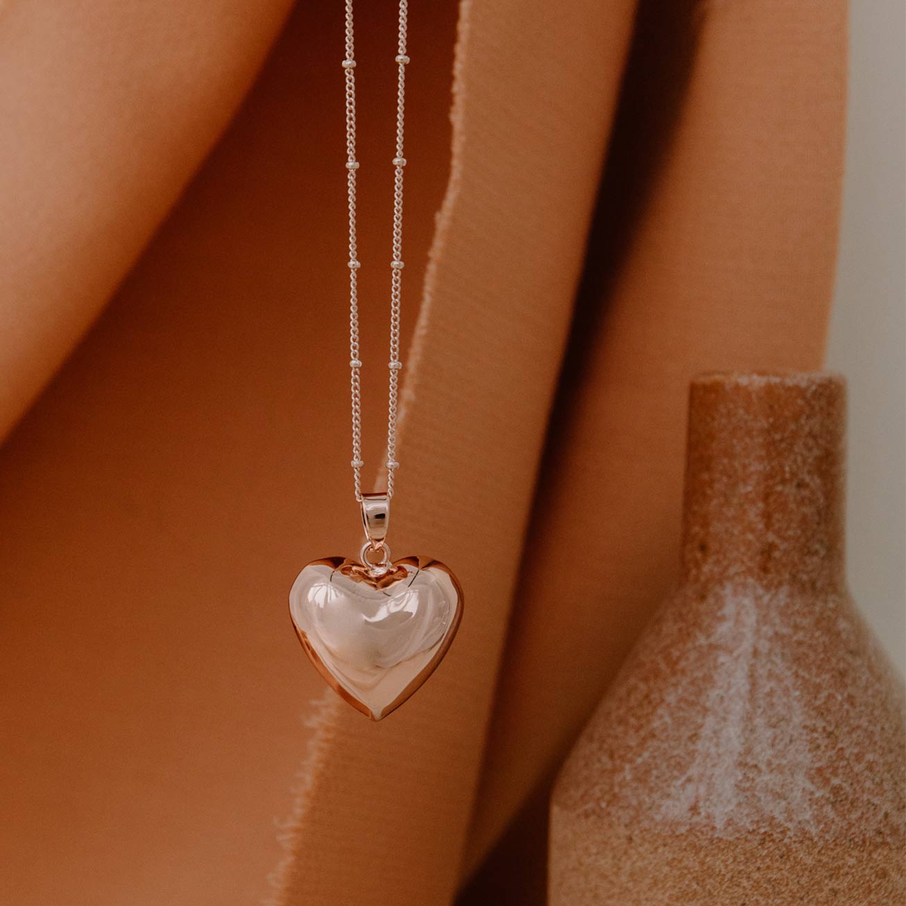 Bola de grossesse Coeur cuivre