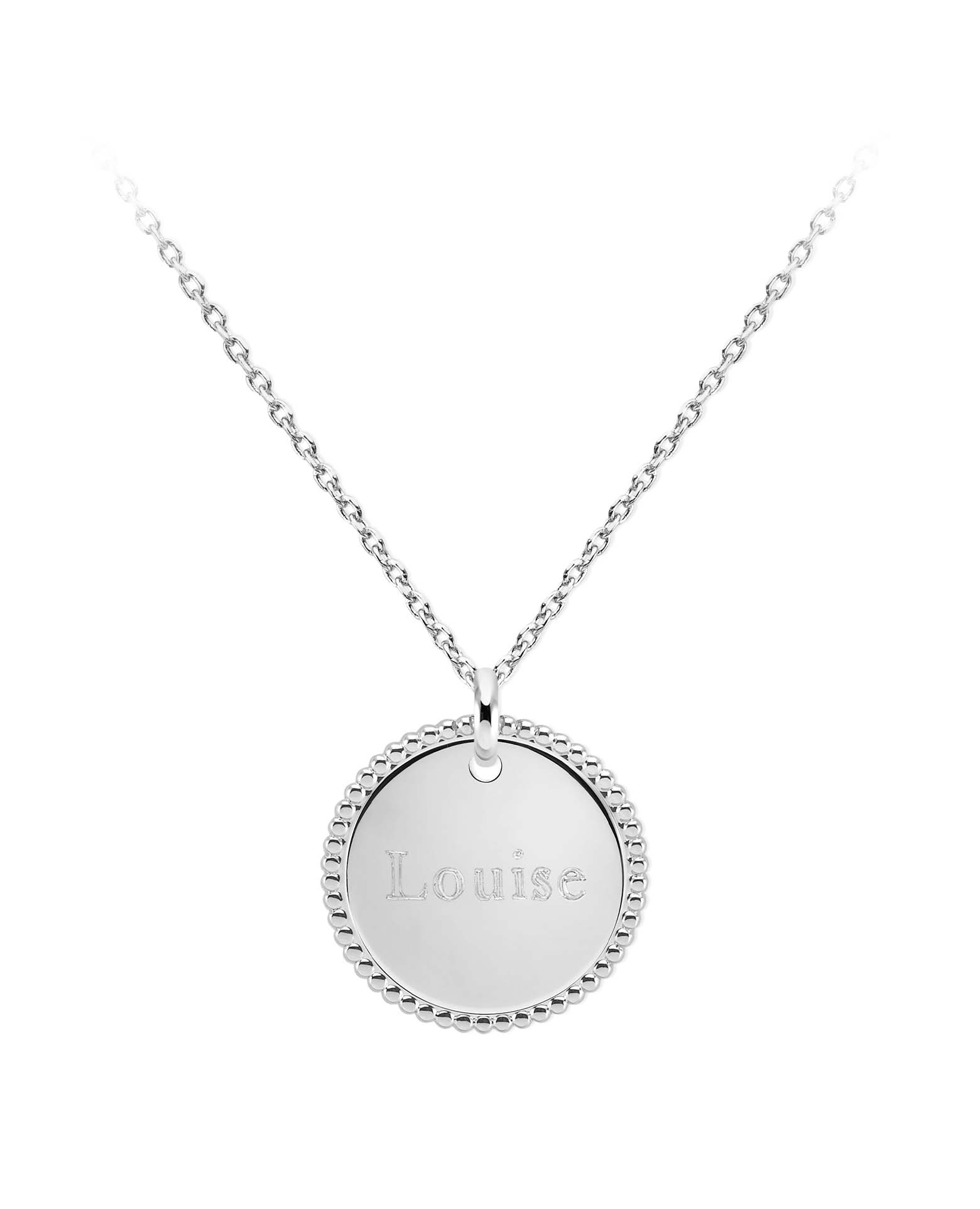 Collier prénom Argent Louise