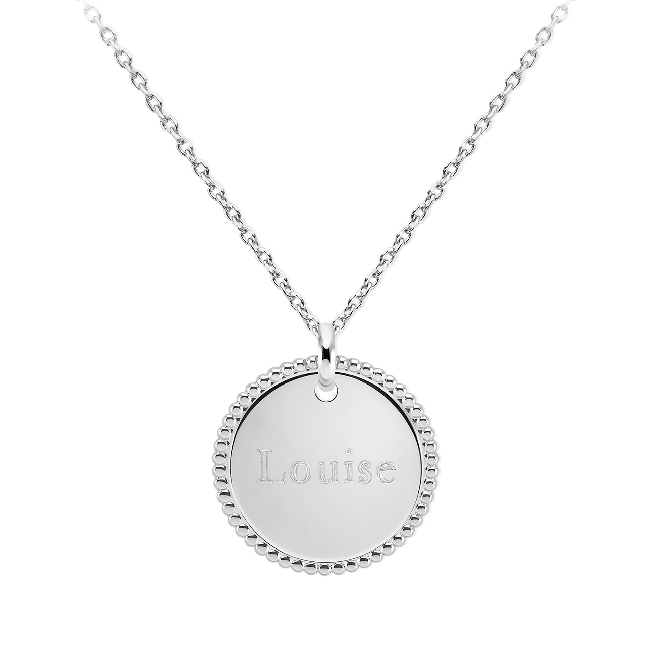 Collier prénom Argent Louise