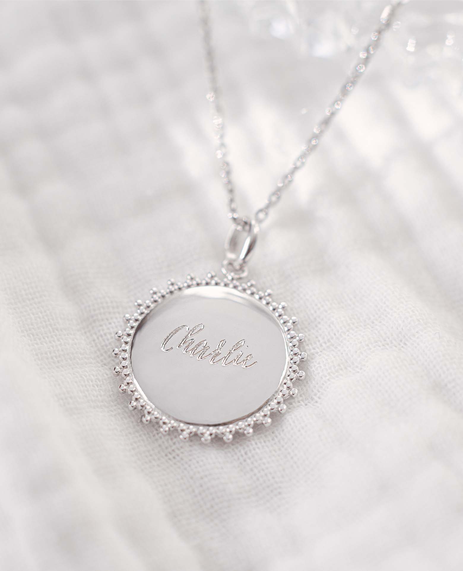 Collier prénom Argent Charlie