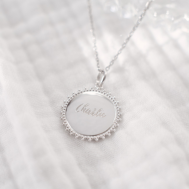 Collier prénom soleil Argent 925