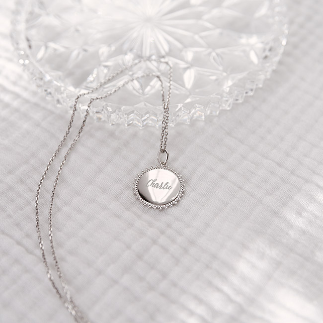 Collier prénom soleil Argent 925