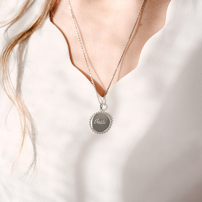 Collier prénom soleil Argent 925