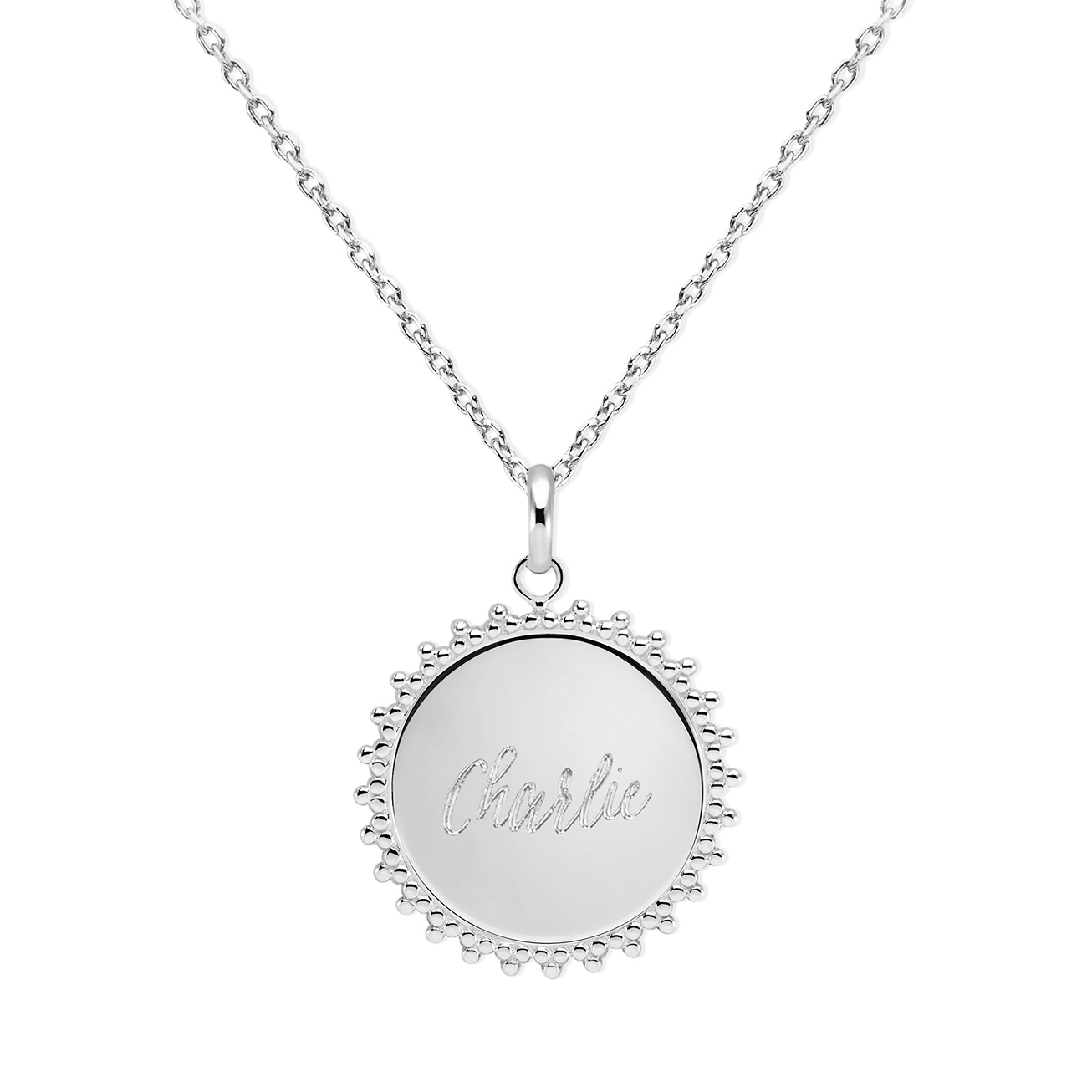 Collier prénom Argent Charlie