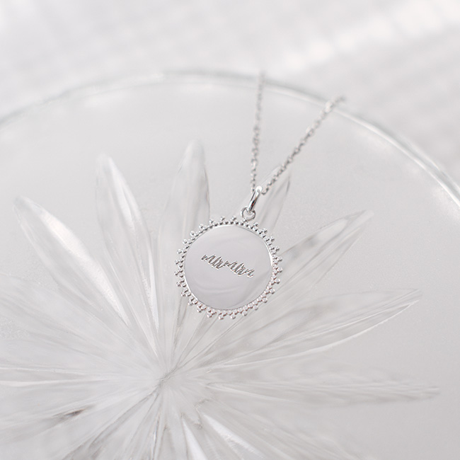 Collier médaille Maman Argent 925