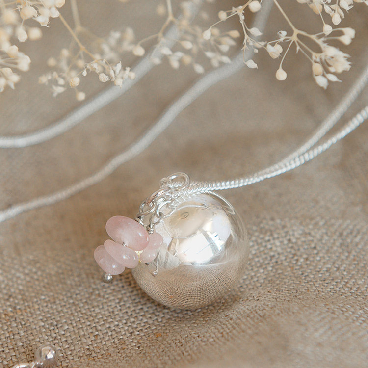 Bola de grossesse Sybel Rose Argenté