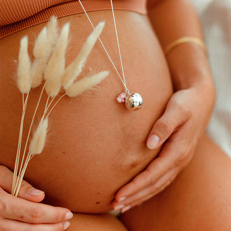 Bola de grossesse Sybel Rose Argenté