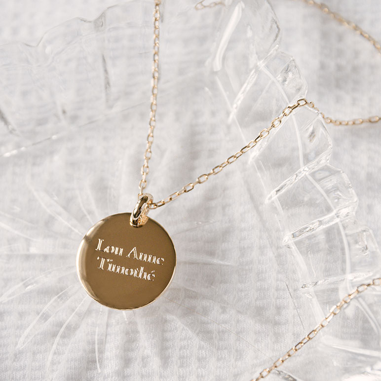 Médaille bombée Lou 