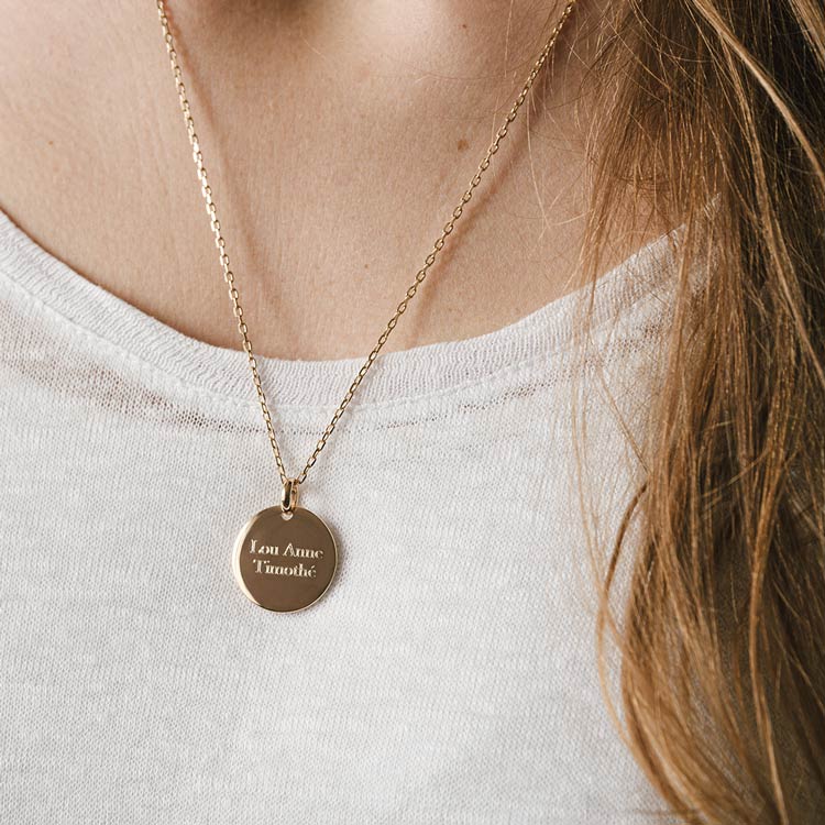 Médaille bombée Lou 