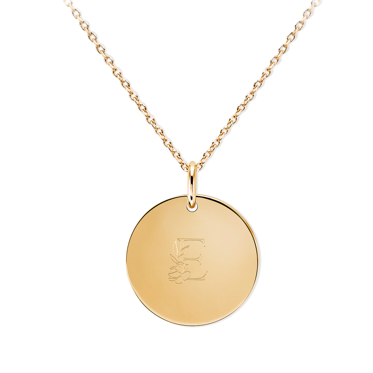 Médaille personnalisée Douces Fleurs