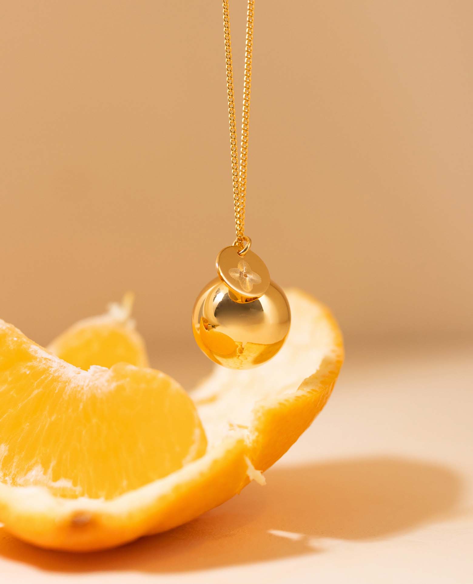 Bola de grossesse <i>Croix Romane</i> or jaune