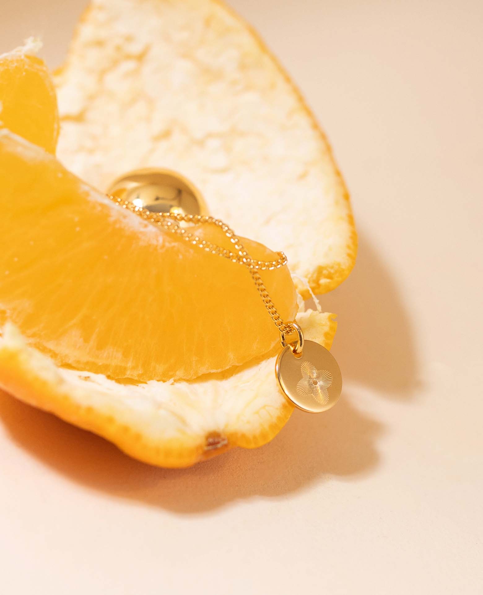 Bola de grossesse <i>Croix Romane</i> or jaune