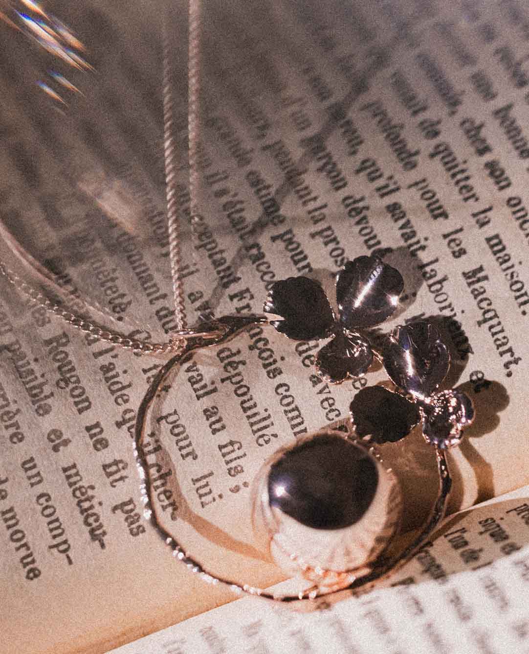 Collier de grossesse Ariane or rose