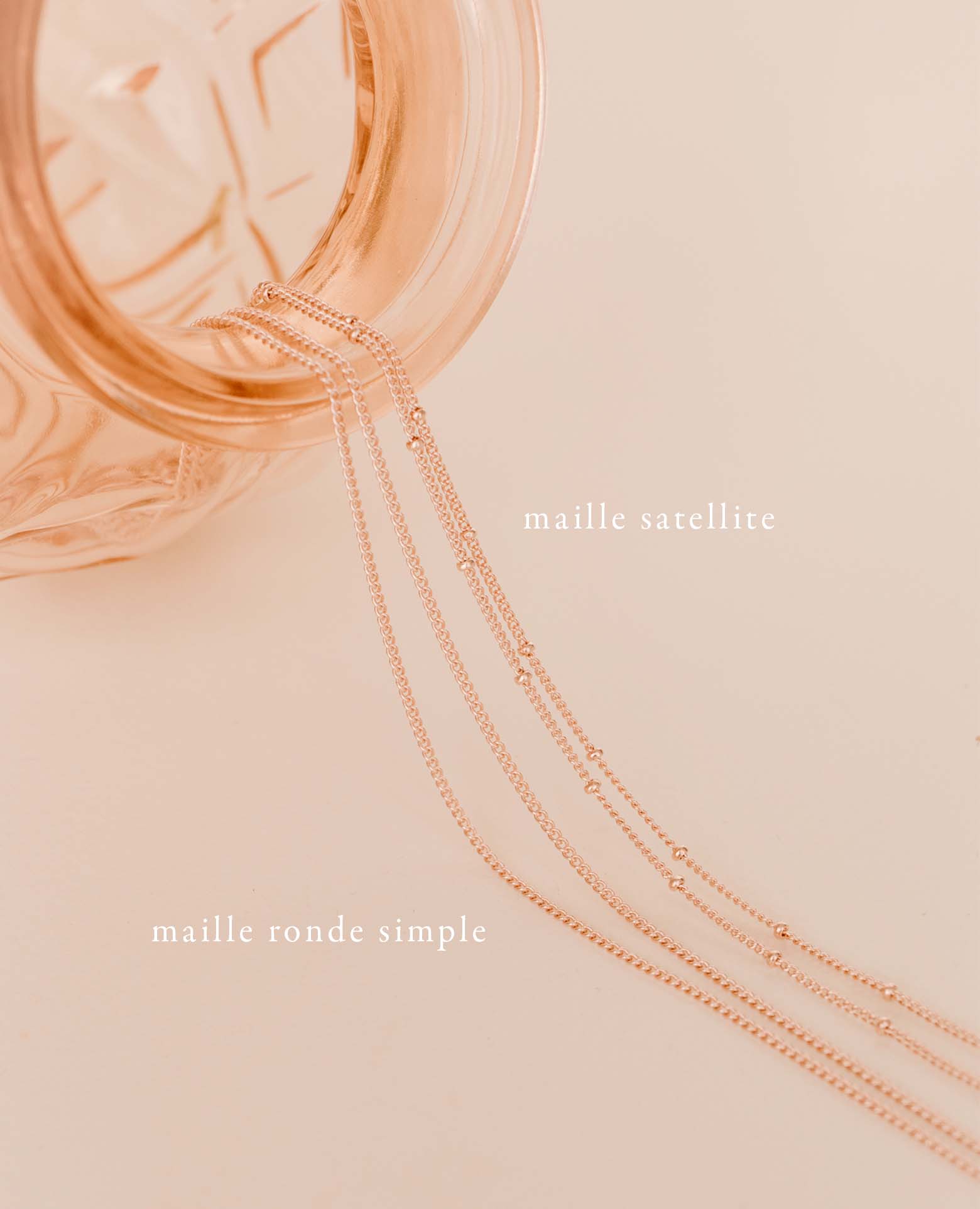 Bola de grossesse Daphné or rose