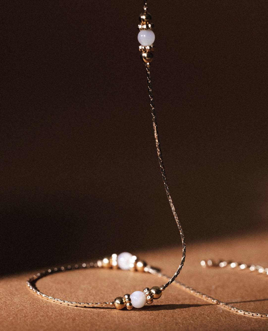 Collier Pierre de naissance Nacre - <i>Juin</i>