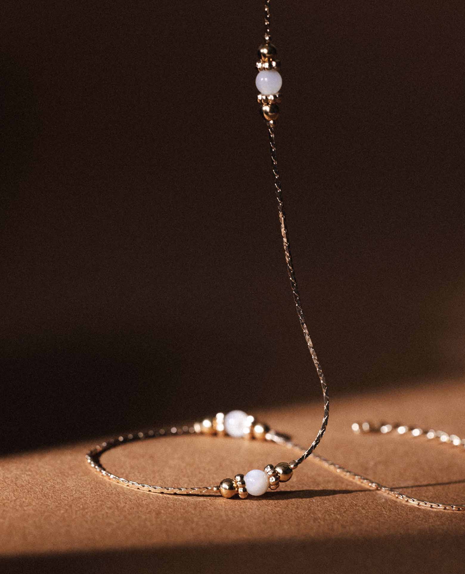 Collier Pierre de naissance Nacre