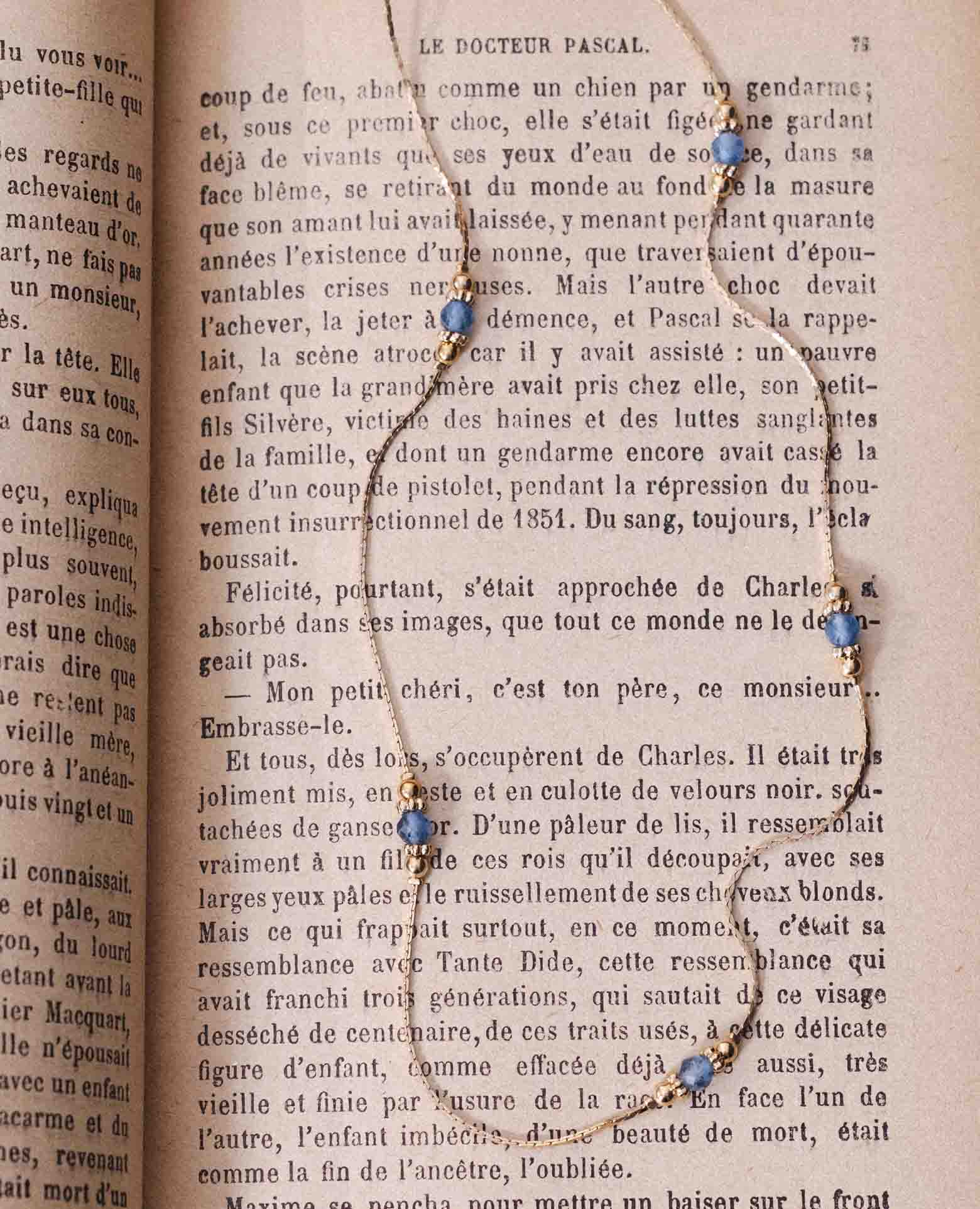 Collier Pierre de Naissance Aigue-marine