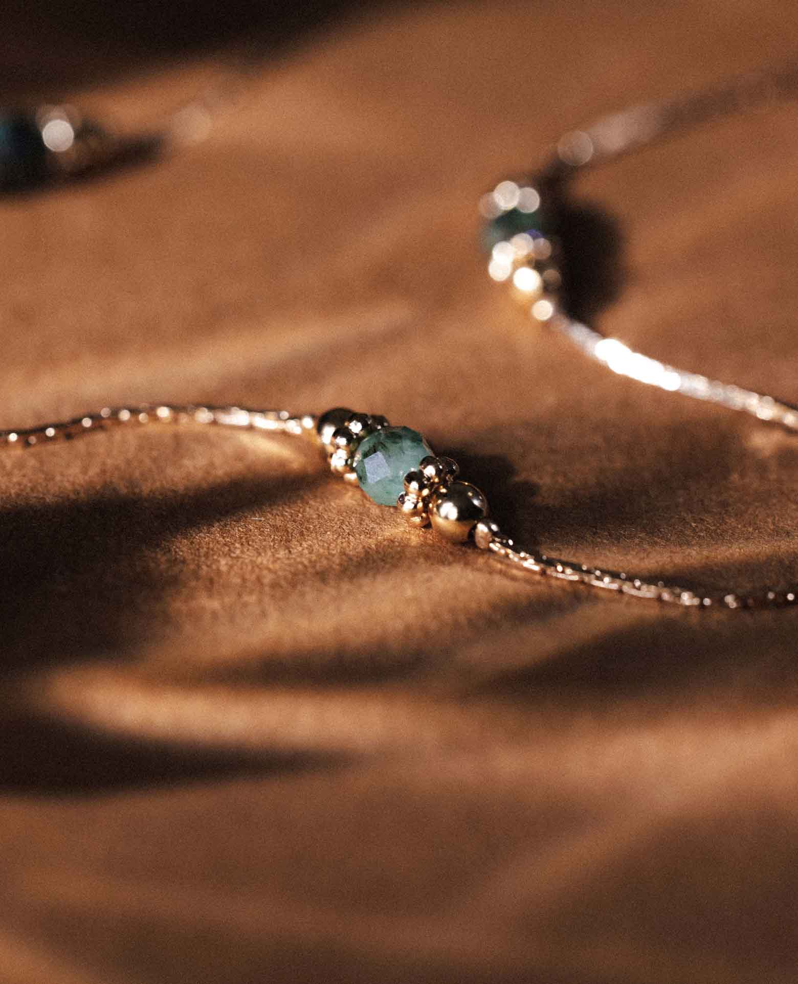 Collier Pierre de naissance Emeraude