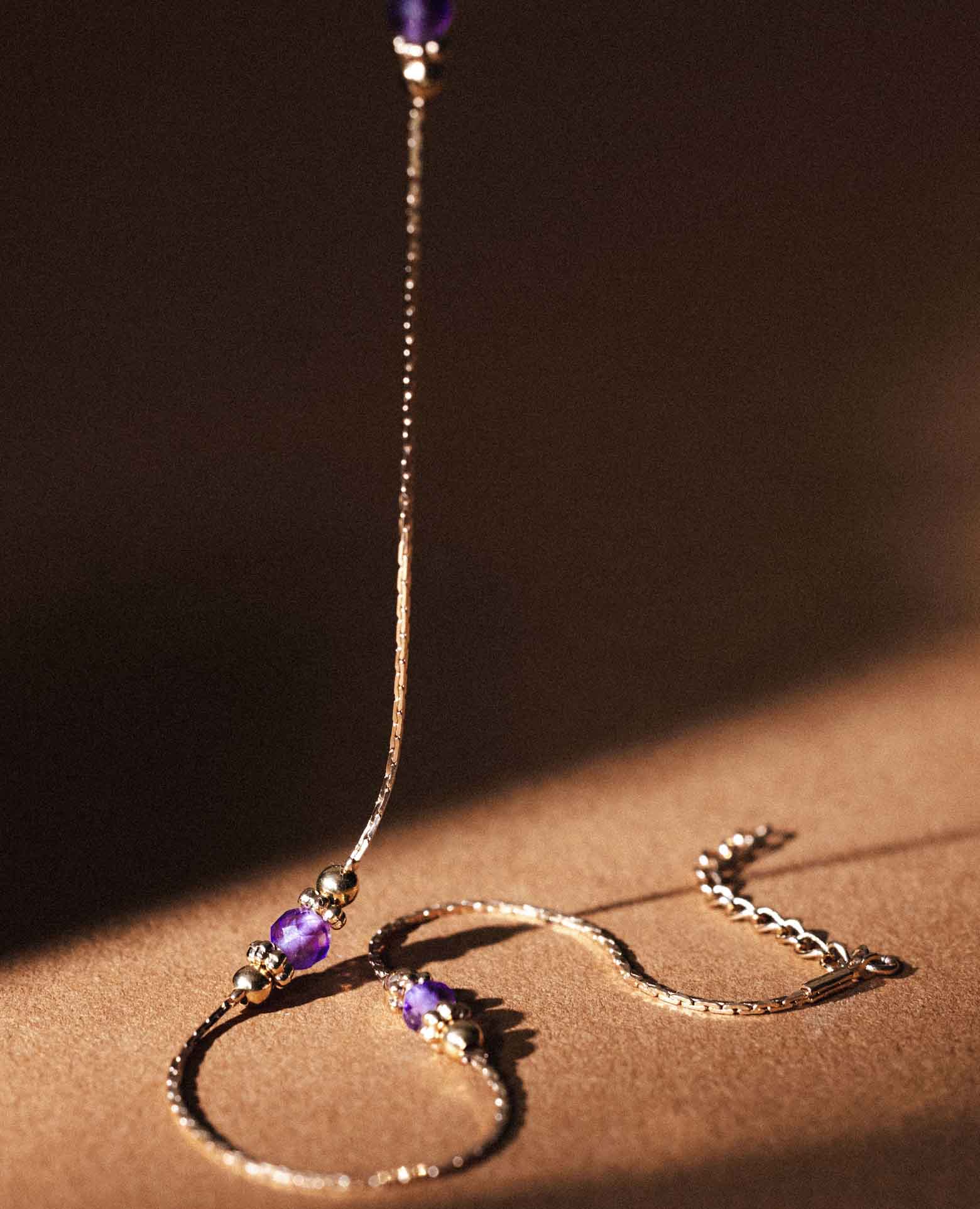 Collier Pierre de naissance Améthyste