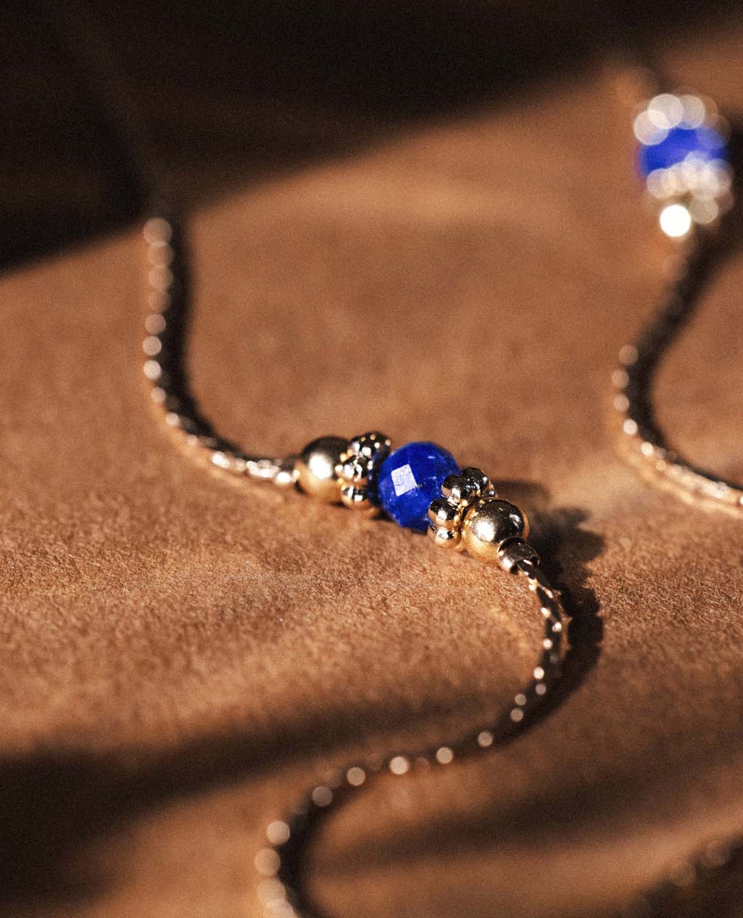 Collier Pierre de naissance Lapis - <i>Septembre</i>