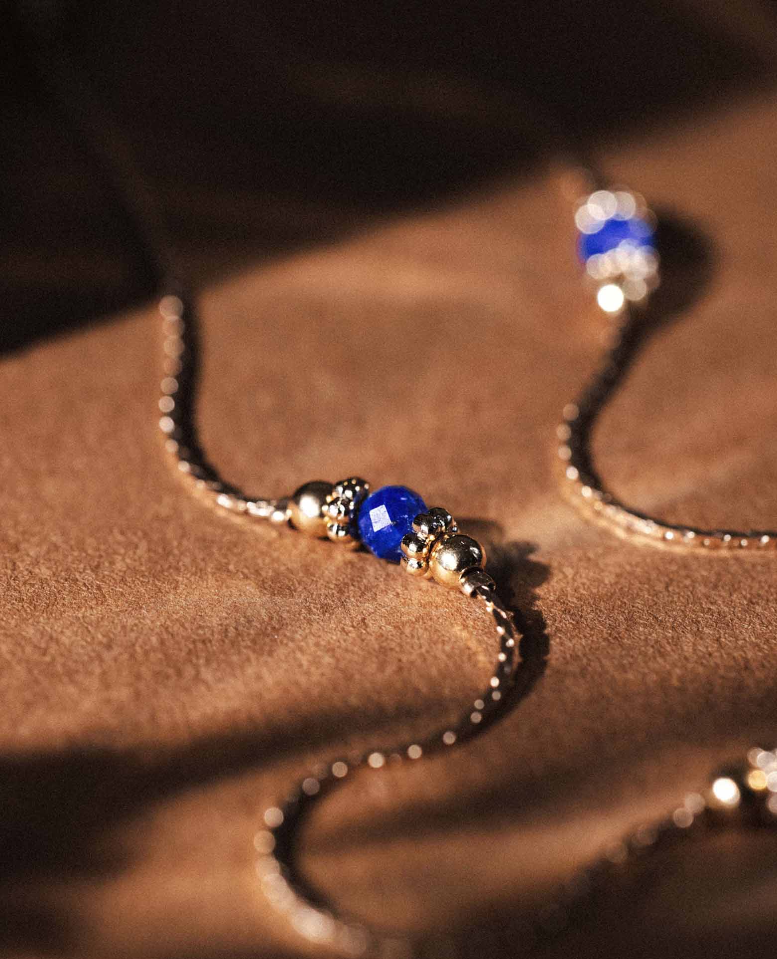 Collier Pierre de naissance Lapis