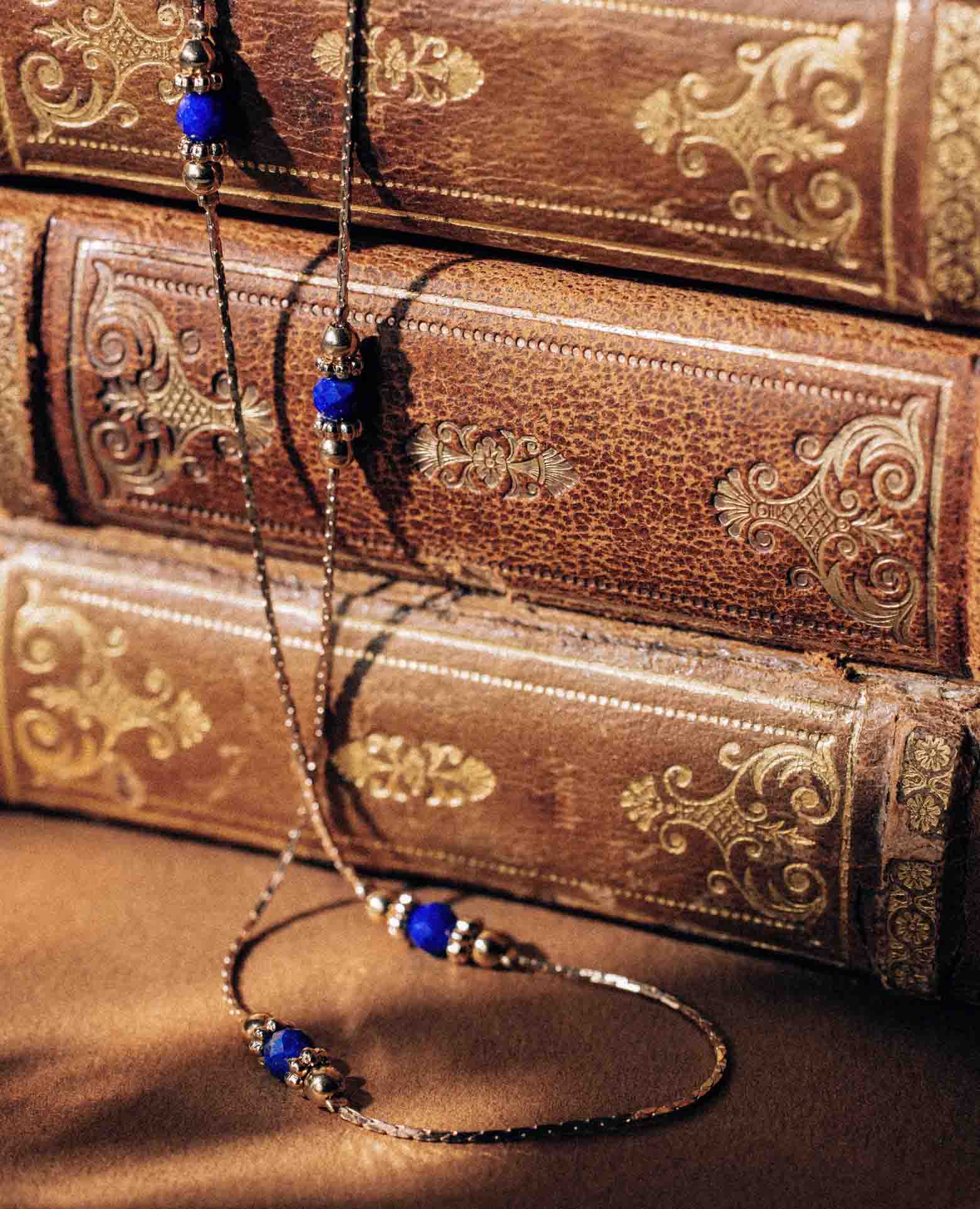 Collier Pierre de naissance Lapis