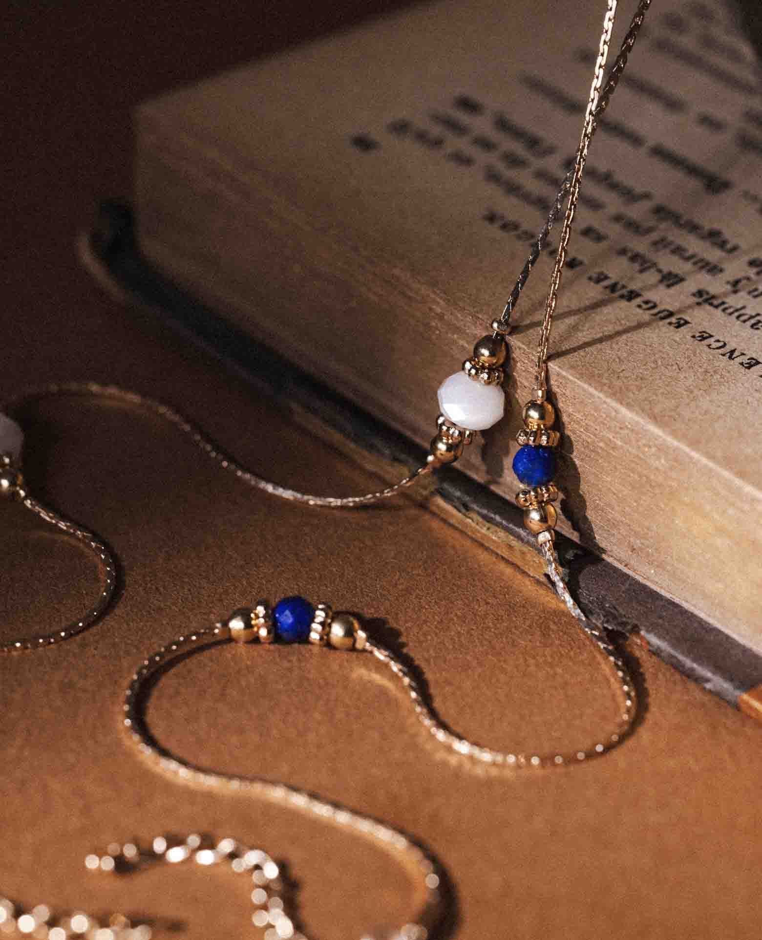 Collier Pierre de naissance Lapis