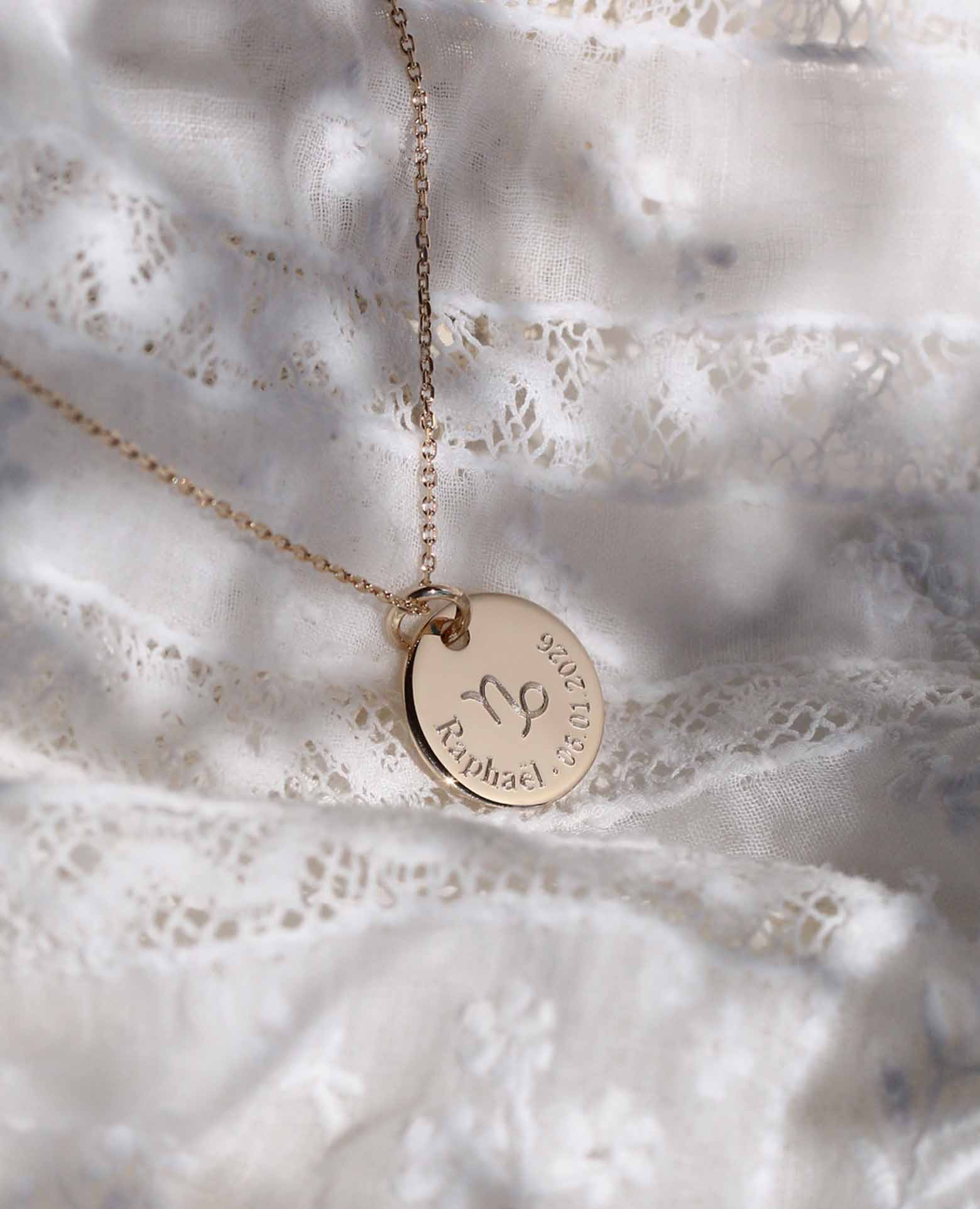 Médaille de baptême <i>Signe Astro</i>