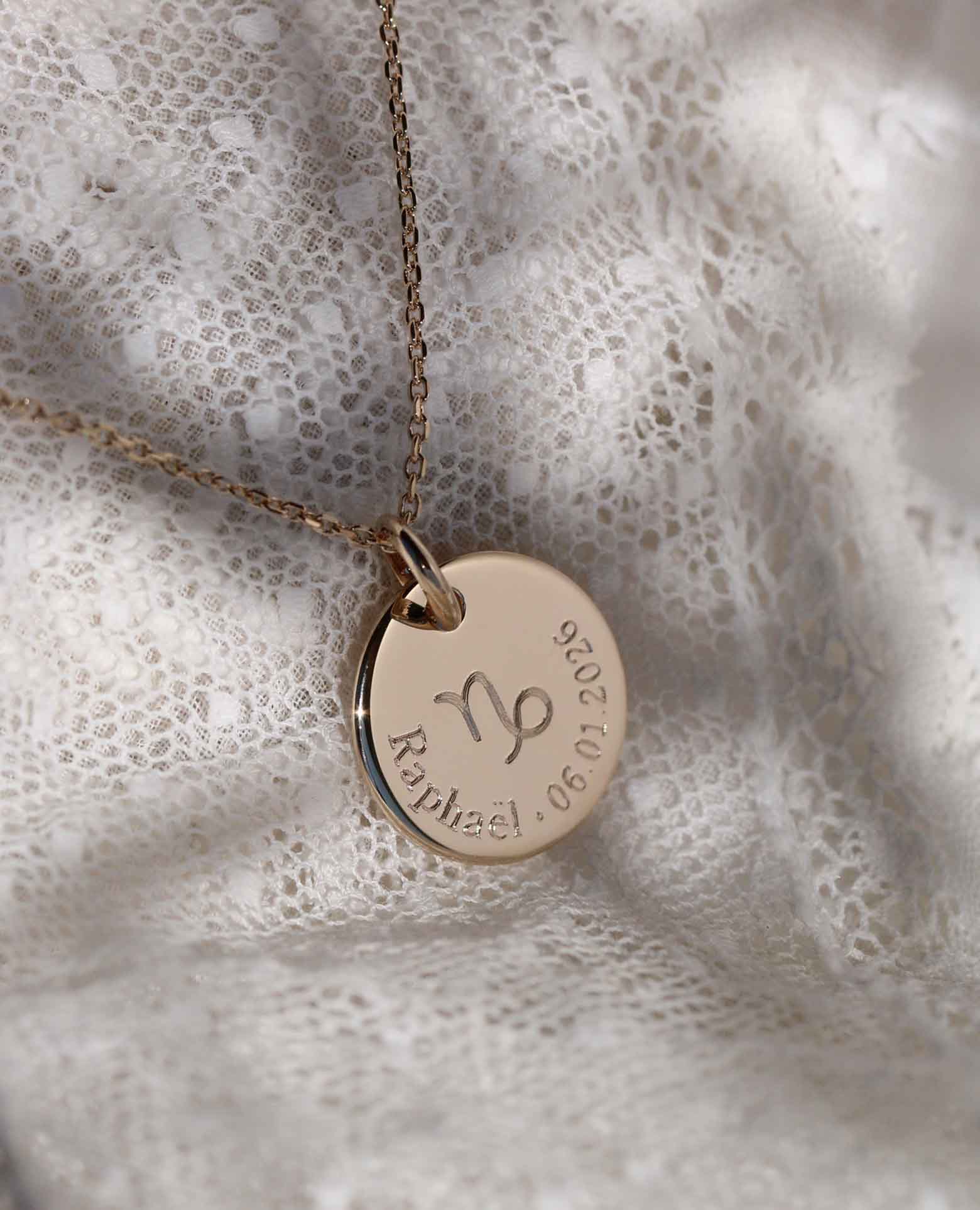 Médaille de baptême <i>Signe Astro</i>
