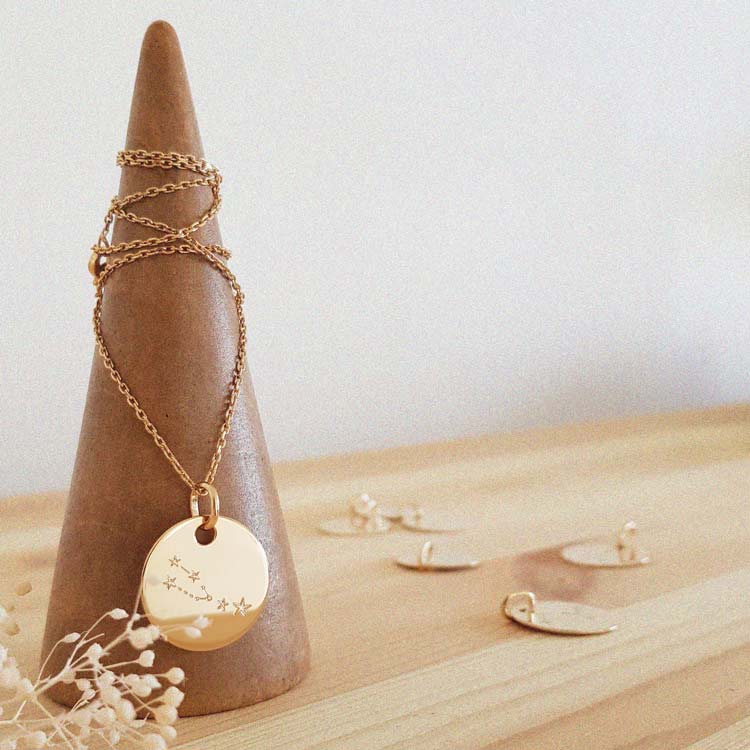 collier astro zodiaque Taureau personnalisé