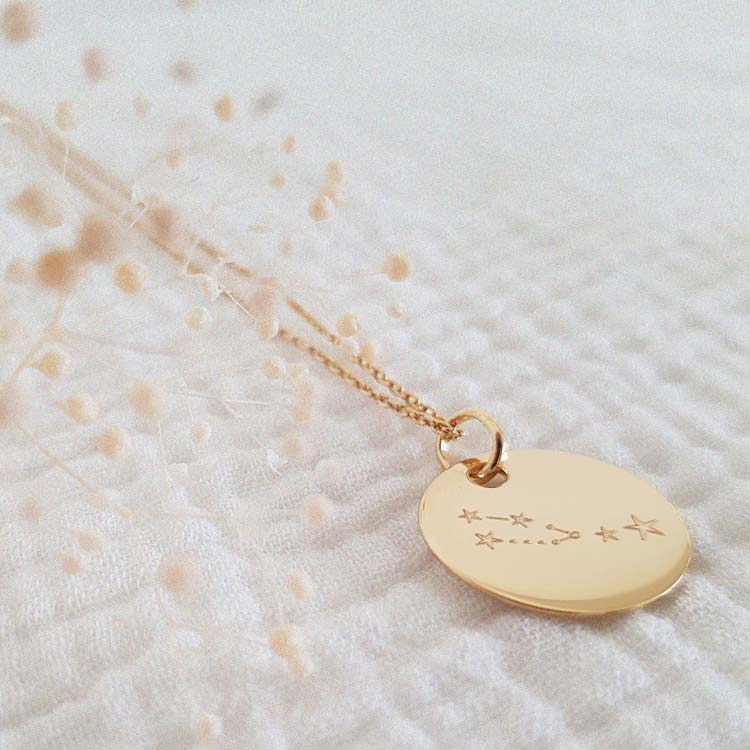 collier astro Taureau personnalisé