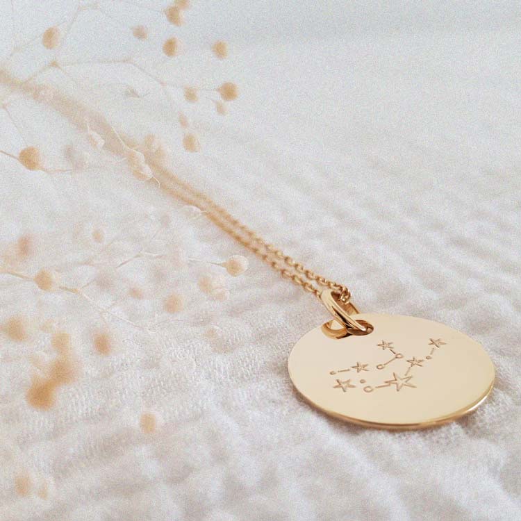 Collier signe astro Vierge personnalisé