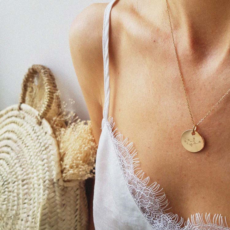 collier personnalisé astro Vierge