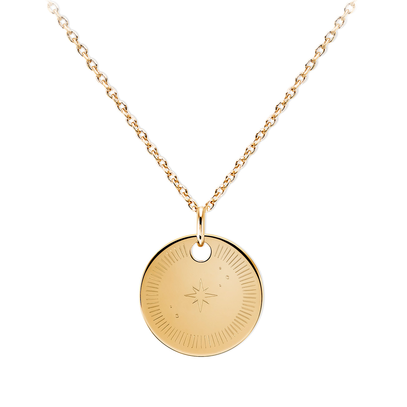 Collier Etoile Polaire Or