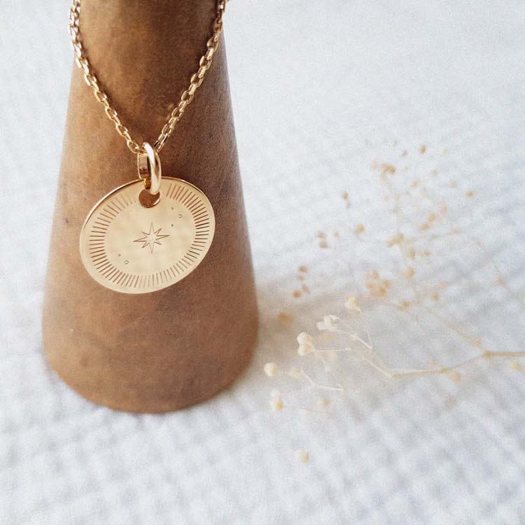Collier Etoile Polaire Or