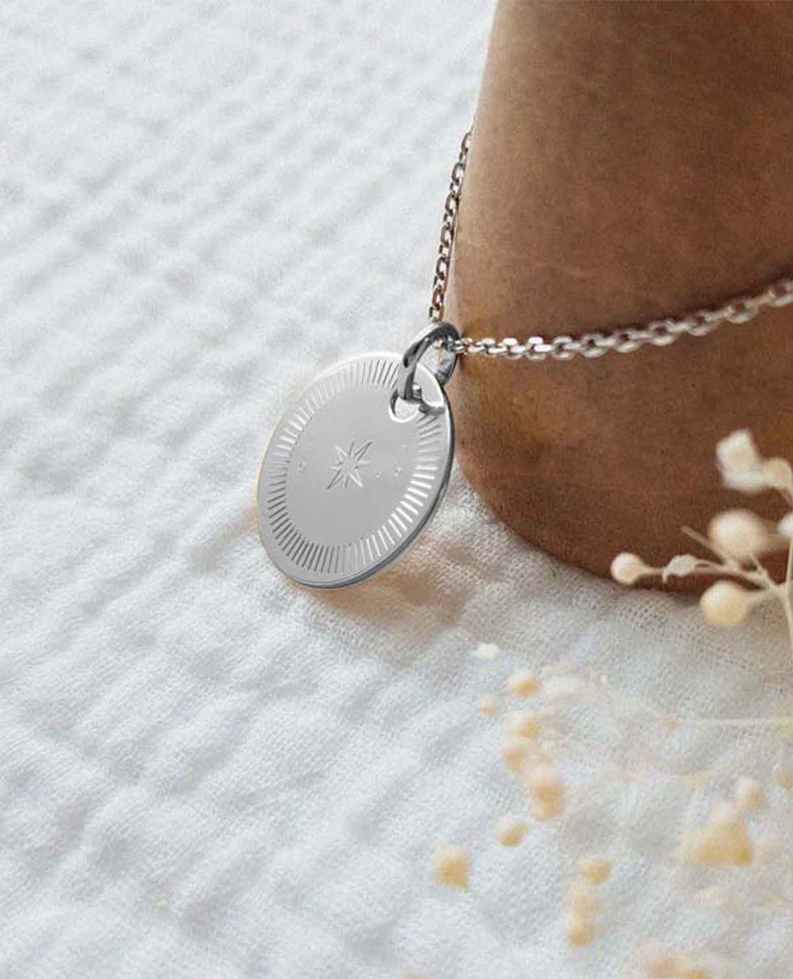 Collier Etoile Polaire Argent Massif