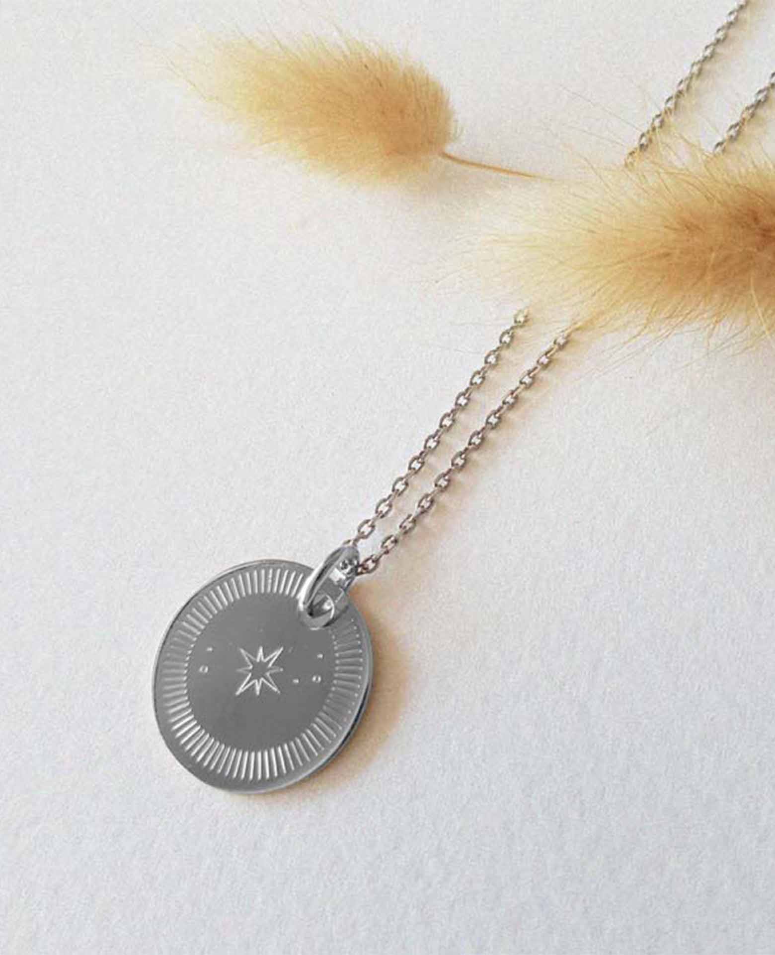 Collier Etoile Polaire Argent Massif