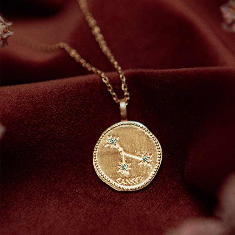 Collier astro Cancer