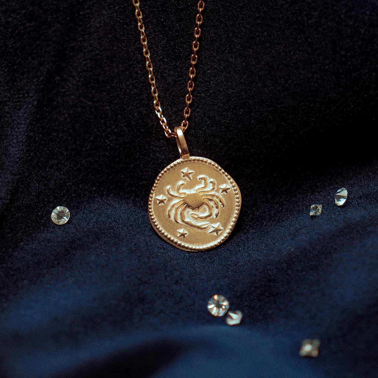 Collier zodiaque Cancer