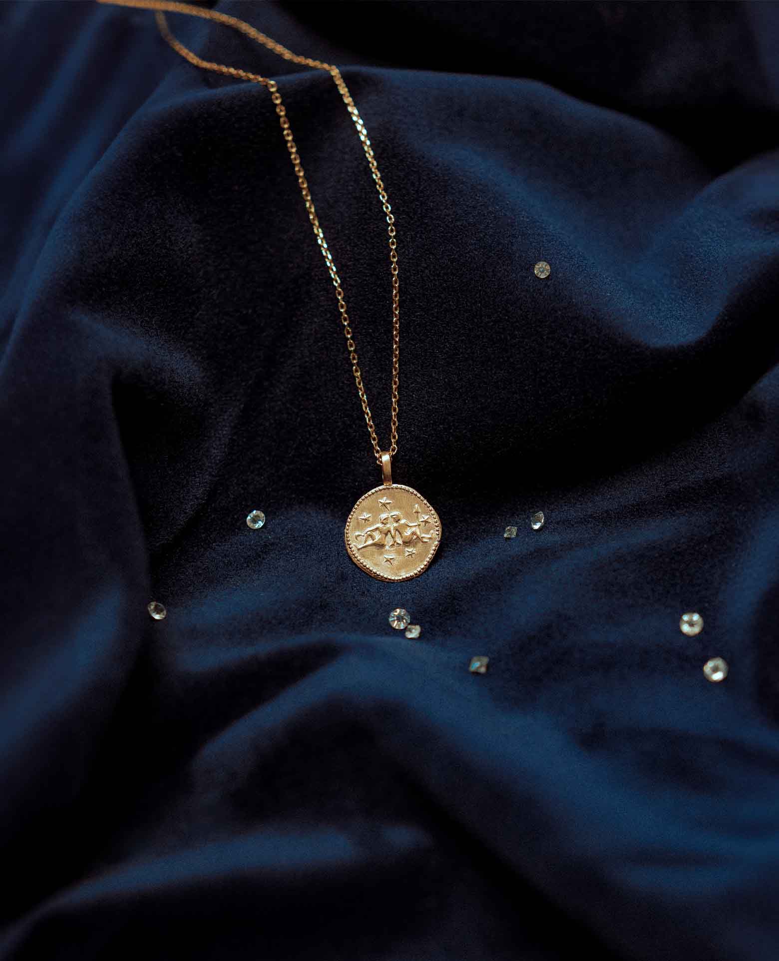 Collier signe du zodiaque Gémeaux