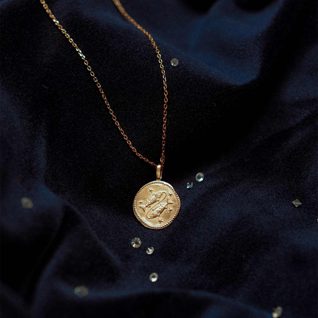Collier signe astrologique Poissons