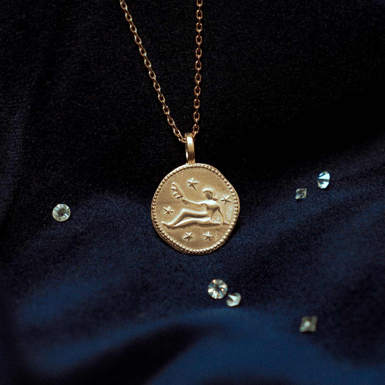 Collier signe zodiaque Vierge