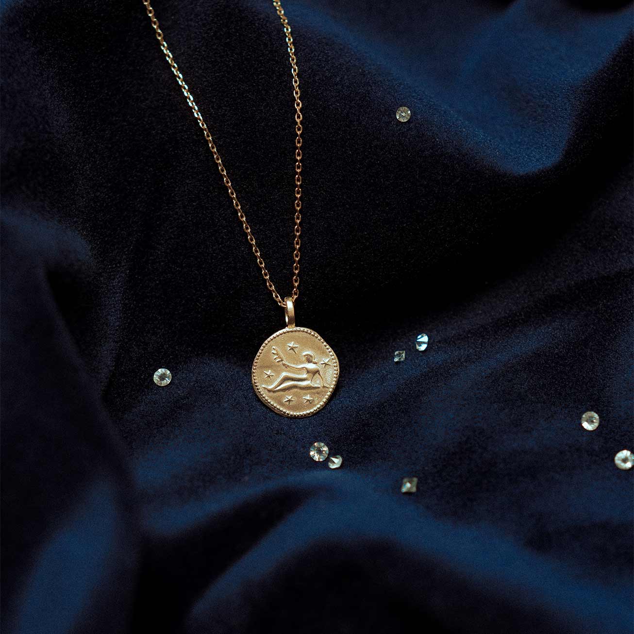 Collier signe zodiaque Vierge