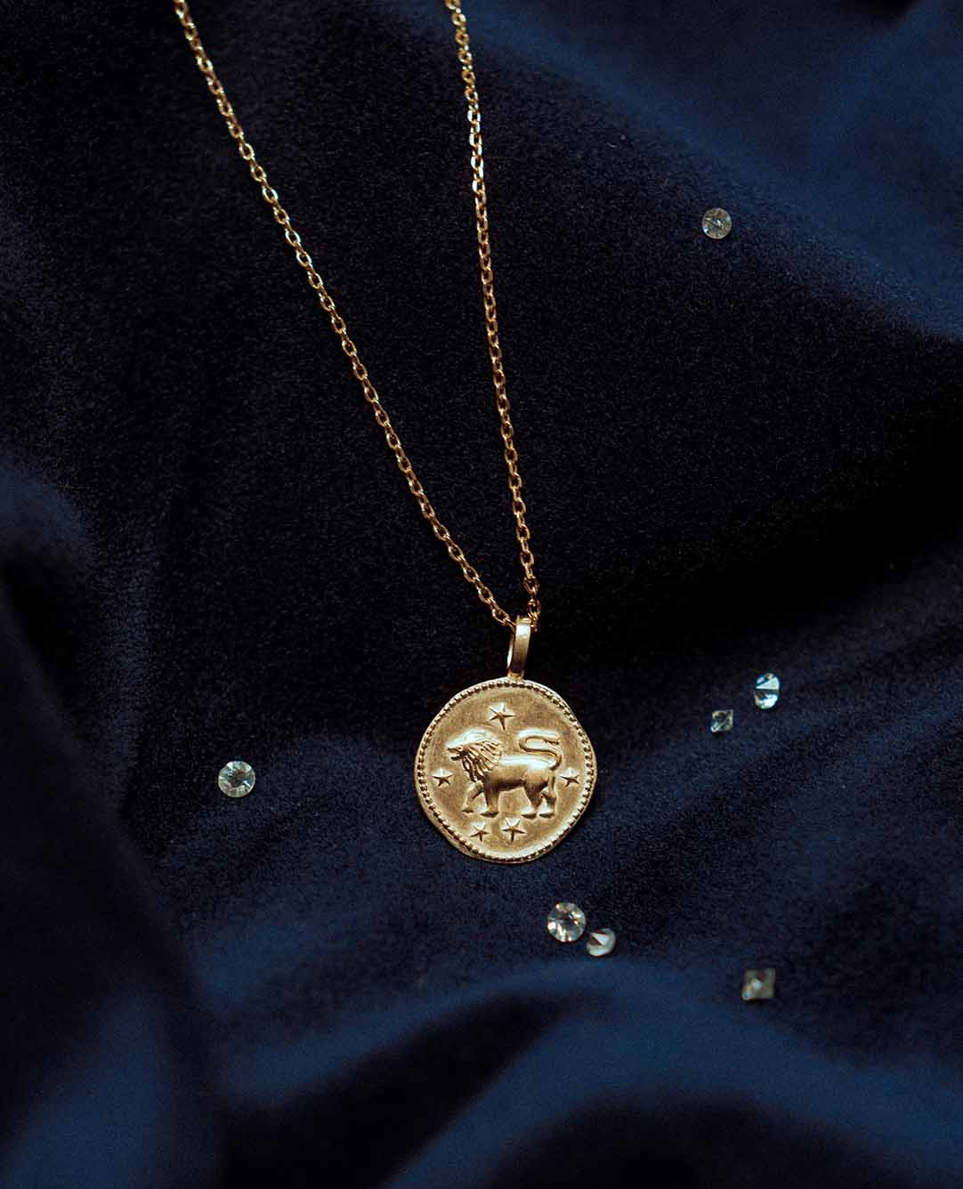 Collier astrologique Lion