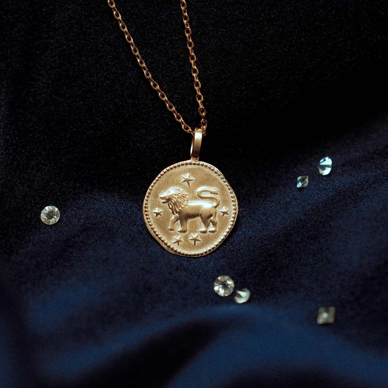 Collier astrologique Lion