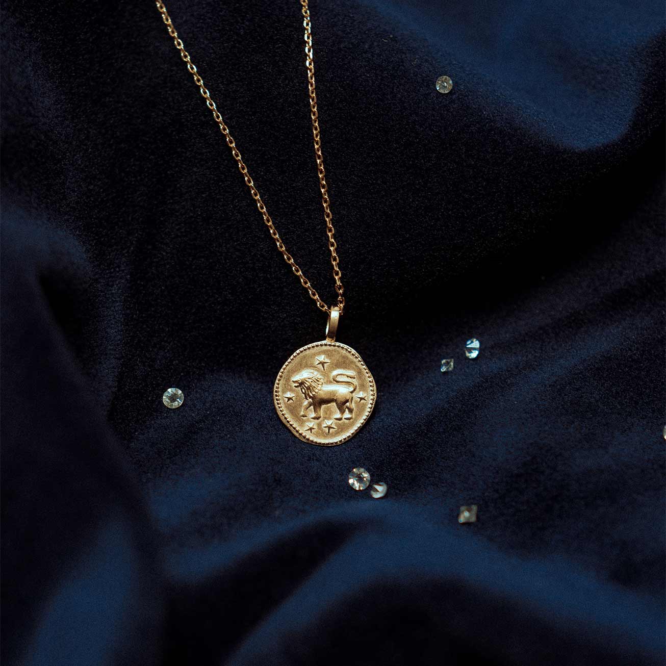 Collier astrologique Lion