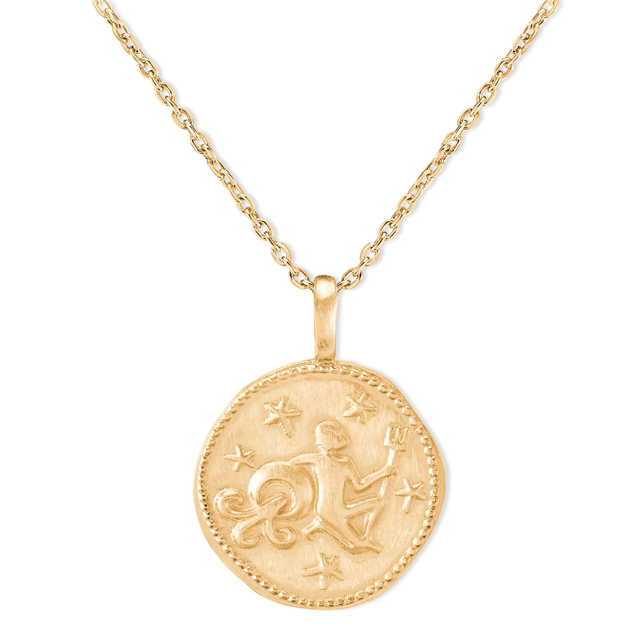 Pendentif signe zodiaque Verseau
