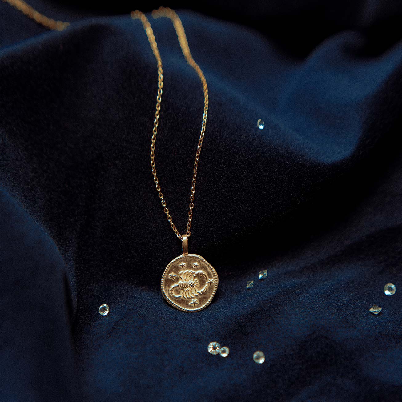 Collier zodiaque Scorpion