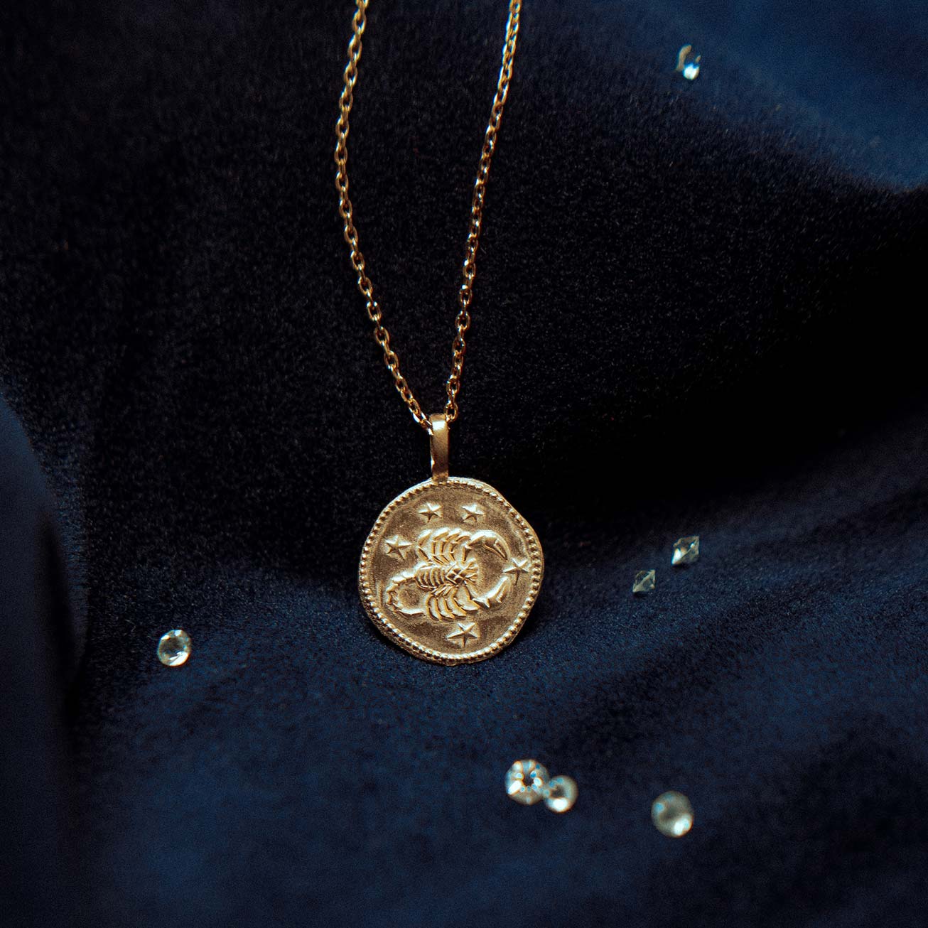 Collier zodiaque Scorpion