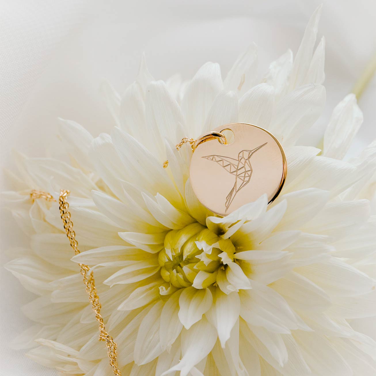 Médaille personnalisée Colibri 